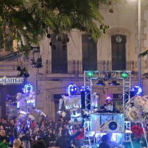 Procession in Almeria&#039;s downtown in he night to January 6th (Epiphany or the three Magi) - Avatars